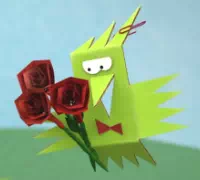 Бумажки: Розовая клумба