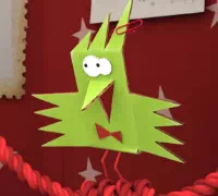 Бумажки: Будь здоров, дятел!