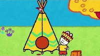 Нарисуй вигвам Рисунки Тёмы Нарисуй вигвам